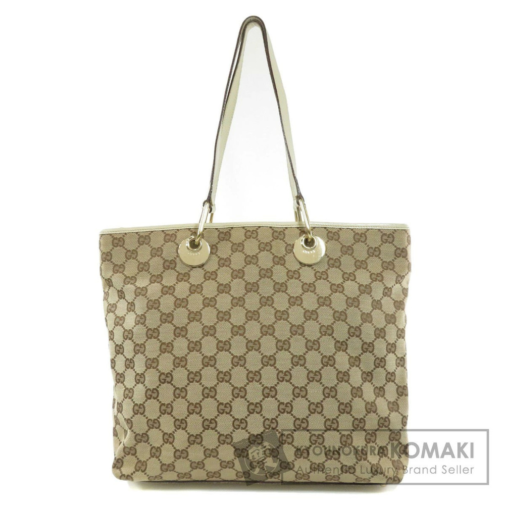 Gucci GG Canvas Eclipse Tote Bag Beige